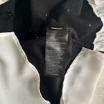 White House | Black Market Black Long Sleeve Top with White Trim Photo 12