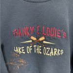 Franky & Louie’s Lake of the Ozarks Navy Crewneck Size Large Blue Photo 3