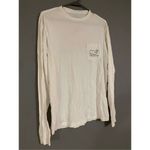 Vineyard Vines Women's Santa Hat Whale Long Sleeve T Shirt White Small Photo 1