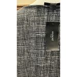 Alfani  Womens Size 1X Top Shirt Tunic Stretch Lightweight Black White Aztec Boho Photo 3