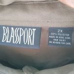Bill Blass Blassport 2X Mocha Pseudo Suede Shacket Plus Photo 6
