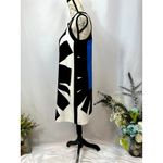 365 Art Marella Marea Abstract Print Sleeveless Dress Blue Black 4 Photo 5
