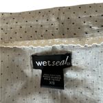 Wet Seal Vintage  Cream Polka Dot Button-Down Shirt with Lace Bow | 100% Cotton ✿ Photo 1