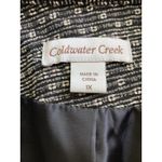 Coldwater Creek  Blazer Jacket Womens XL Black Tweed Academia Office Career Twee Photo 6