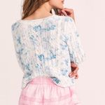 Love Shack Fancy NWT Easton Pullover Sweater Cotton LK782 1020 Size S Photo 3