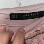 ZARA 2PC Pink Lace Ruffle Drop and MIDI Skirt Snall Photo 8