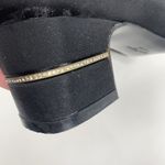 Salvatore Ferragamo Vintage Ferragamo Size 7 AAAA Pumps Heels Black Satin Bling Closed Toe Women’s Photo 5