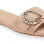 Open Edit Lely Slide Madalion Slide Square Toe Sandal Photo 0