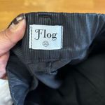 Flog Dafna Black Preppy Quiet Luxury Career Pinstripe Pull On Ankle Pants 30 Photo 5