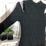 Vintage 90s Beaded Black Chiffon Palazzo Jumpsuit Photo 11