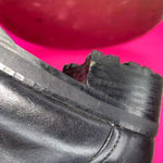 Kelsi Dagger KDB Black Leather Lug Sole Lace Up Combat Boot Sz 6 Photo 6