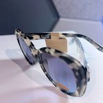 Rae Dunn New  Oversize Sunglasses with "SUN KISSED" Signature Photo 1