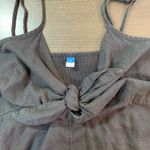 Old Navy Women's 3X Black Linen Blend Sleeveless Knotted Tie Jumpsuit Photo 8