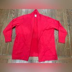 Faded Glory  Red Open Front Cardigan Photo 2