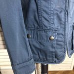 Style & Co Blue Cotton Canvas Cargo Moto Jacket XS Photo 7