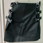 Helmut Lang buckle straight skirt black size 8 Photo 2