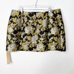 Reformation NWT | Veranda A-Line Floral Print Mini Skirt in Golden Hour Sz. 16 Photo 4