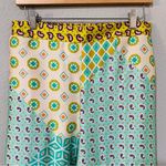 ZARA New High Rise Patchwork Print Cropped Straight Legs Pants Size M 3218/229 Photo 8