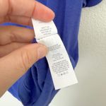 Aerie [] Blue Making Waves Oversized Linen Blend Graphic Tee T-Shirt Size Large L Photo 9