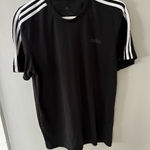 Adidas Womens medium climalite  white and black tshirt Photo 0