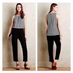 Anthropologie Elevenses Gray Black Jumpsuit S Photo 2