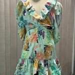 🌸AMTIOUS garden party dress ✨ Green Size L Photo 6