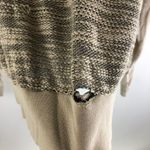 Electric & Rose Womens Sweater Hoodie Knitted Long Sleeve Drawstring Beige S Tan Photo 3