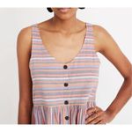 Madewell  rainbow stripe scoop neck tank dress size small Photo 11