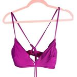Athleta Bikini Top Women's Size XL Adjustable back Criss Cross Swimsuit Strappy Photo 0