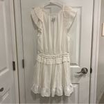 DO+BE  Ivory Gathered V-Neck Dress‎ Photo 1