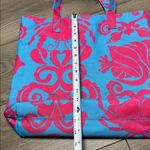 Lilly Pulitzer For Estee Lauder Tote Bag Blue Red Photo 8