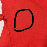 JOHN ROBERTS Red Linen Blend Button Front Collared Midi Shirt Dress Size 14 Photo 3