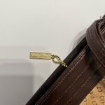 Carriage Court Brown and Black Suede Clutch Bag Photo 4