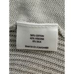 Eileen Fisher EILEEN FISHER SEA SALT RIBBED WOOL ANGLE FRONT CARDIGAN SIZE L Photo 5