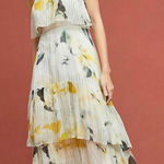 Anthropologie  Floral Garden Party Dress Size 0 Photo 0