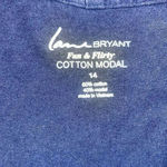 Lane Bryant  Fun & Flirty Cotton Soft Blend Open Front Cardigan 14 Blue Light Photo 2