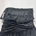 ZARA  Women’s Asymmetrical Mini Skirt with Ruching Sz M Photo 3