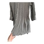 Madewell  Black and White Stripe Button Down Long Sleeve Shirt Dress Tunic Photo 5