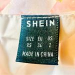 SheIn  White Pink & Peach Floral Long Sleeve Maxi Dress. Photo 9