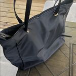 Kate Spade  oversized black nylon tote shoulder bag minimalist retro old money Photo 4