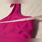 Old Navy  bikini swim top - one shoulder - pink & orange. Large Photo 7