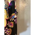 DressBarn paisley cowl neck stretch blouse Purple Size 2X Photo 5