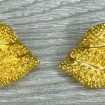 St. John Vintage Gold tone  Classic Clip-On Earrings accessories retro Photo 0
