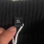 Black Ribbed knit long sleeve Sweater/Top Size XL Photo 7