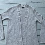 James Perse Grey Cashmere Cardigan Soft Lightweight Sweater Bohemian Boho Photo 3