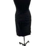 Zac Posen Zac Posen Black Cap Sleeve V-Neck Sheath Wiggle Structured Day Dress Size 2 Photo 11