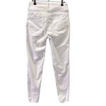 Blue Savvy White Stretch Denim High Waisted Skinny Jeans Juniors 5 or 27 Waist Photo 2