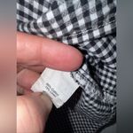 Madewell  Women's Short Sleeve V-Neck Button-Back Roomy B&W Checked Shirt,‎ S Photo 3