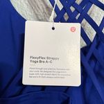 Lululemon FlexyFlex Strappy Yoga Bra L/XL A-C Cup deep sea blue Photo 3