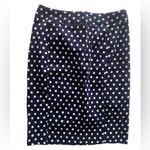 Forever 21 Pixley Navy Blue Polka Dot Pencil Skirt – Sz S | Classic Slim Fit Workwear Chic Photo 0
